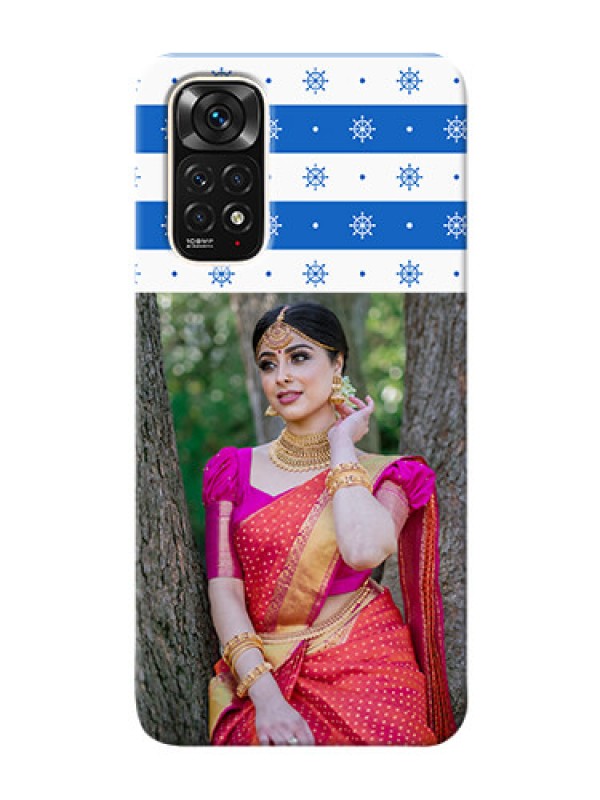 Custom Redmi Note 11S custom mobile covers: Snow Pattern Design