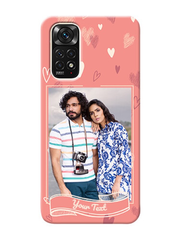 Custom Redmi Note 11S custom mobile phone cases: love doodle art Design
