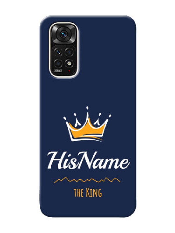 Custom Redmi Note 11S King Phone Case with Name