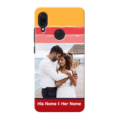 Redmi Note 7 custom mobile phone covers: Colorful Case Design