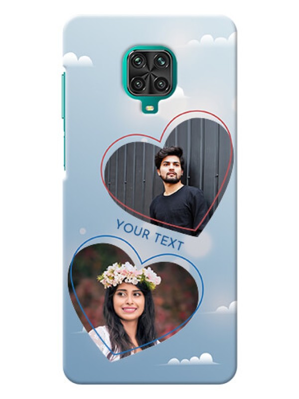 Custom Redmi Note 9 pro Max Phone Cases: Blue Color Couple Design 
