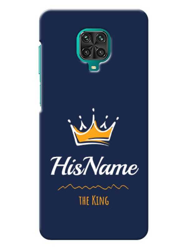 Custom Redmi Note 9 pro Max King Phone Case with Name