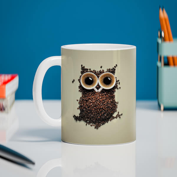 Custom Coffee Beans For Coffee Lovers Design On Mug