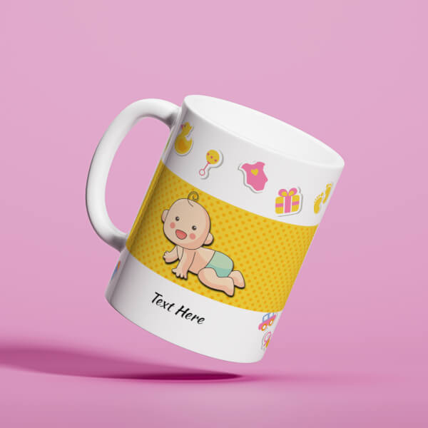 Custom Best Wishes For Your New Born Baby Design On Mug
