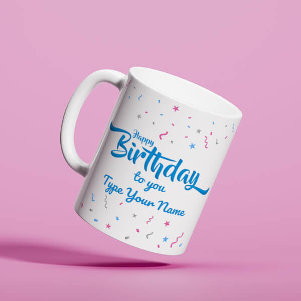 Custom Happy Birthday My Dear Son Design On Mug