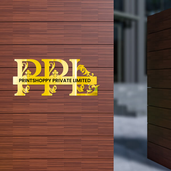 Custom Royal Triple Nameplate