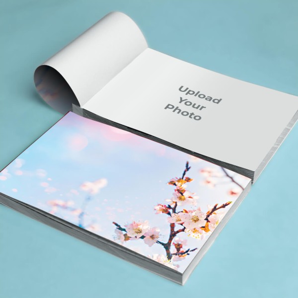 Custom White flowers Cover Premium Photobook