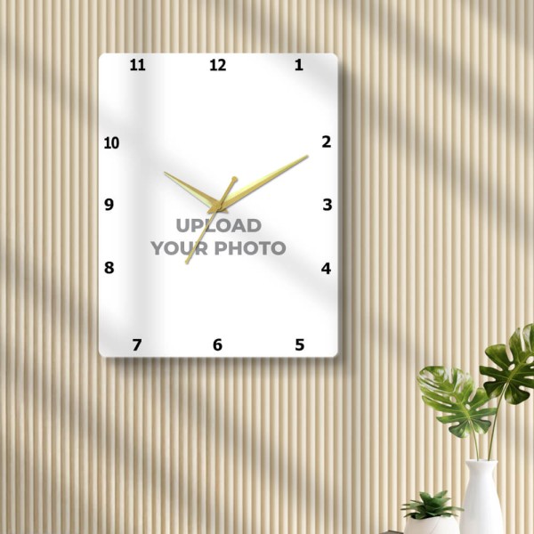 Custom Portrait Clock Design Photo Wall Clock