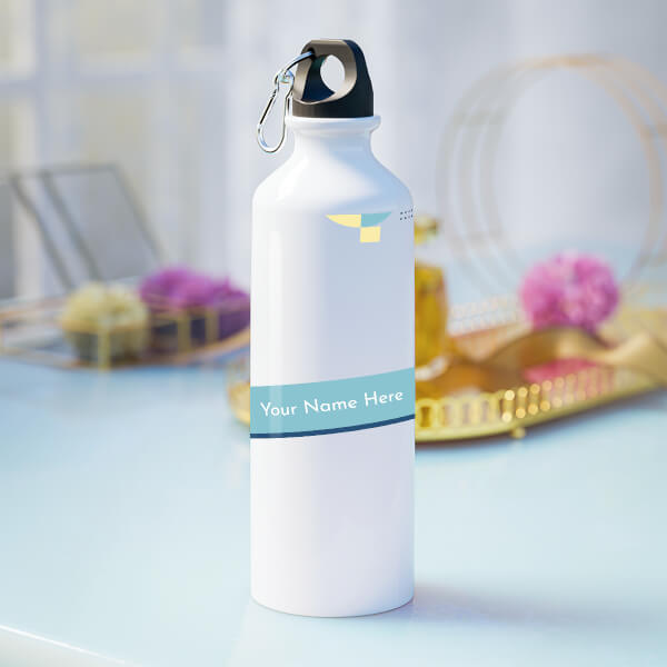 Custom Text with abstract design on your sipper-Printshoppy Sipper Bottles