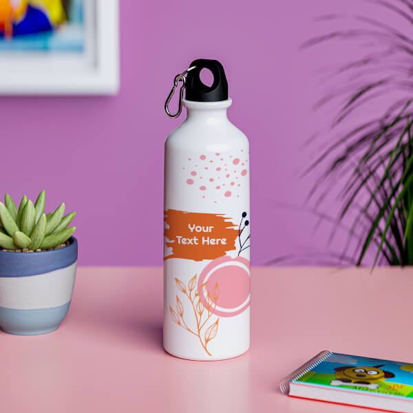 Custom Artistic Floral Design Sipper Bottle-Printshoppy Sipper Bottles