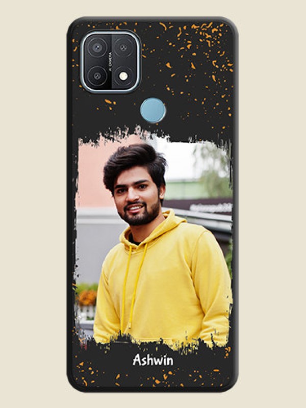 Custom Spray Free Design on Photo on Space Black Soft Matte Phone Cover - Oppo A15s