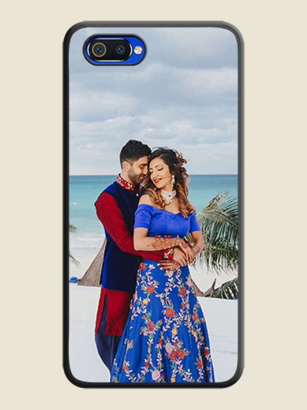 Custom Full Single Pic Upload On Space Black Personalized Soft Matte Phone Covers -Oppo A1K