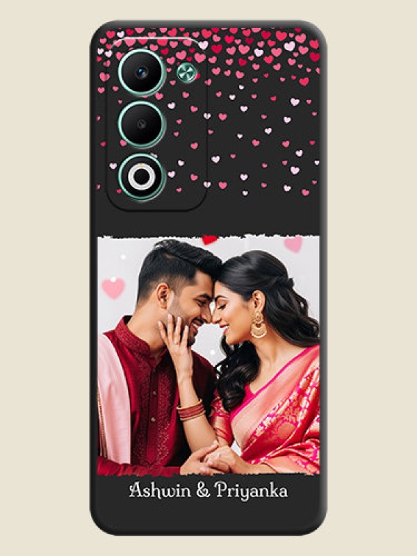 Custom Fall in Love with Your Partner on Photo On Space Black Custom Soft Matte Mobile Back Cover - Oppo A5 5G