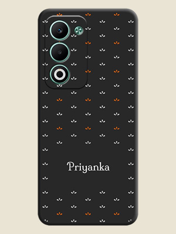 Custom Simple Pattern With Custom Text On Space Black Custom Soft Matte Mobile Back Cover - Oppo A5 5G