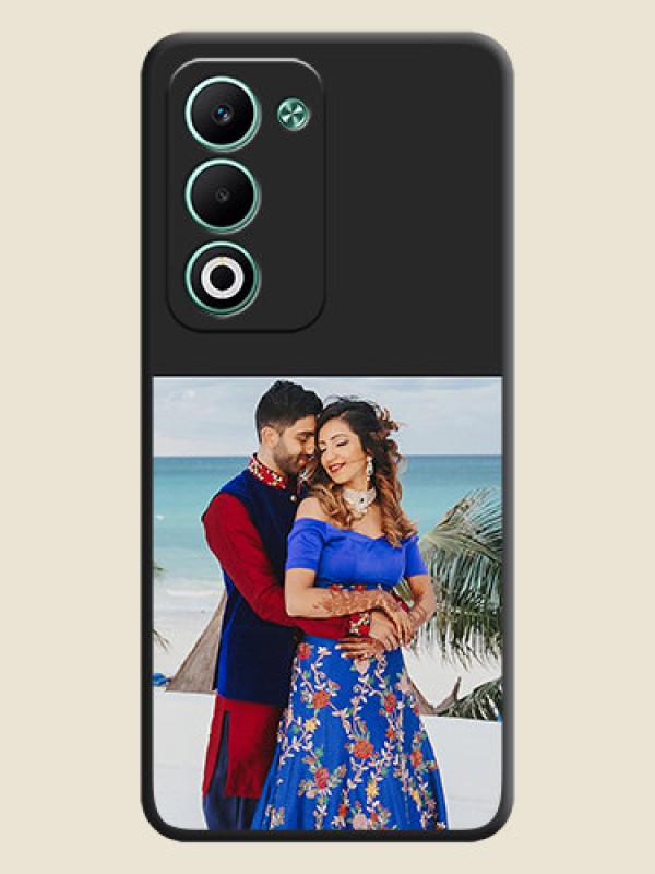 Custom Image Upload With Space Black Color On Custom Soft Matte Mobile Back Cover - Oppo A5 5G