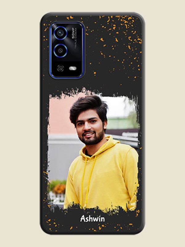 Custom Spray Free Design on Photo on Space Black Soft Matte Phone Cover - Oppo A55