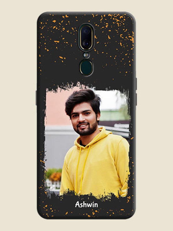 Custom Spray Free Design - Photo on Space Black Soft Matte Phone Cover - Oppo F11