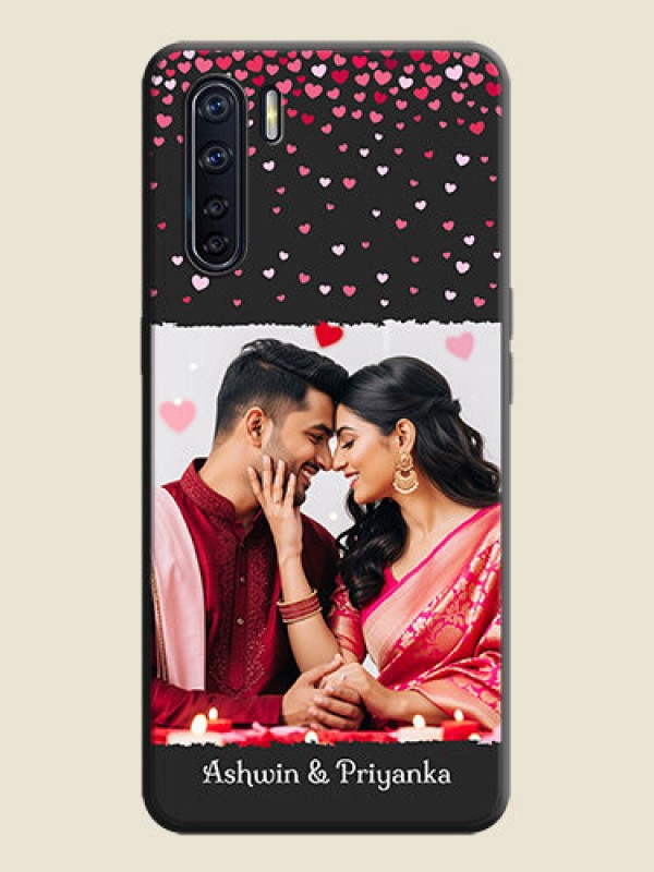 Custom Fall in Love with Your Partner  - Photo on Space Black Soft Matte Phone Cover - Oppo F15