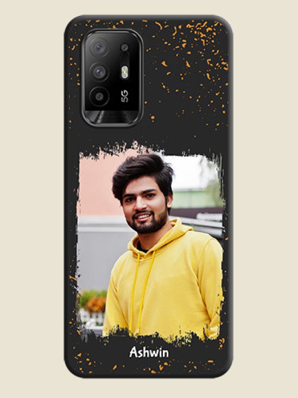 Custom Spray Free Design on Photo on Space Black Soft Matte Phone Cover - Oppo F19 Pro Plus 5G