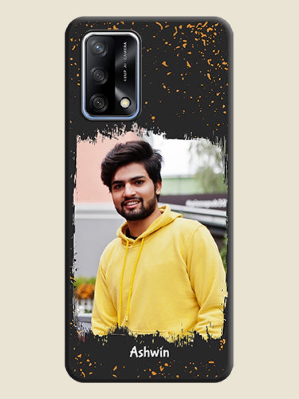 Custom Spray Free Design on Photo on Space Black Soft Matte Phone Cover - Oppo F19