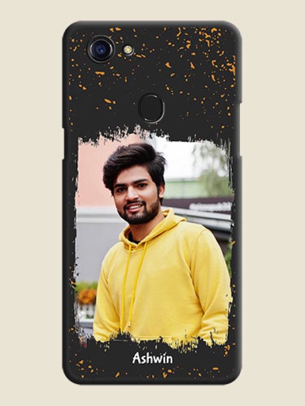 Custom Spray Free Design on Photo on Space Black Soft Matte Phone Cover - Oppo F5 Youth
