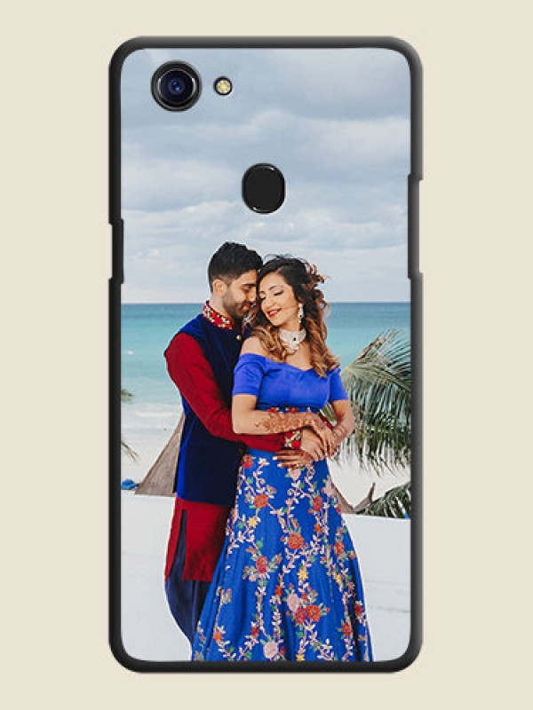 Custom Full Single Pic Upload On Space Black Personalized Soft Matte Phone Covers -Oppo F5