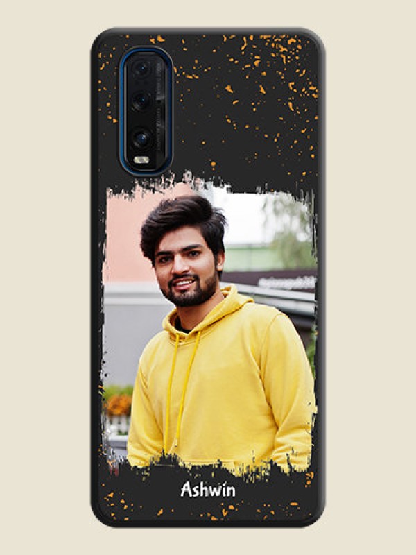 Custom Spray Free Design on Photo on Space Black Soft Matte Phone Cover - Oppo Find X2