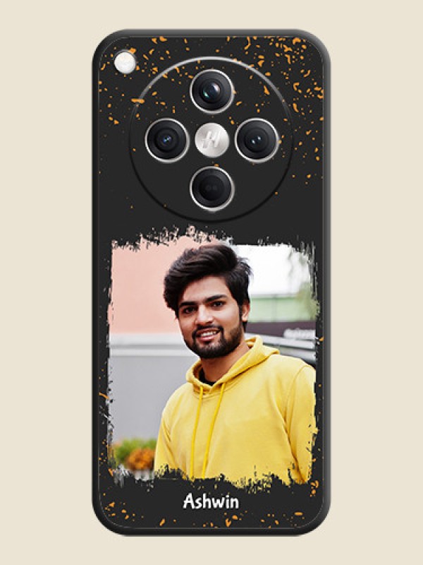 Custom Spray Free Design on Photo On Space Black Custom Soft Matte Mobile Back Cover - Oppo Find X8 5G