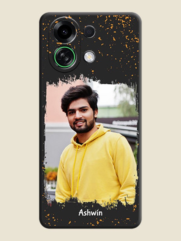 Custom Spray Free Design on Photo On Space Black Custom Soft Matte Mobile Back Cover - Oppo K13 Turbo Pro 5G