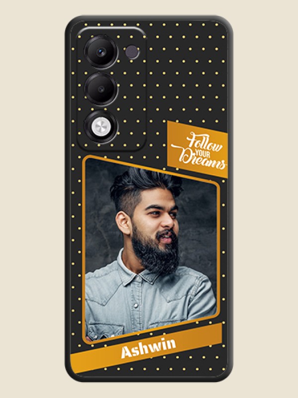 Custom Follow Your Dreams with White Dots On Space Black Custom Soft Matte Mobile Back Cover - Oppo k13x 5G