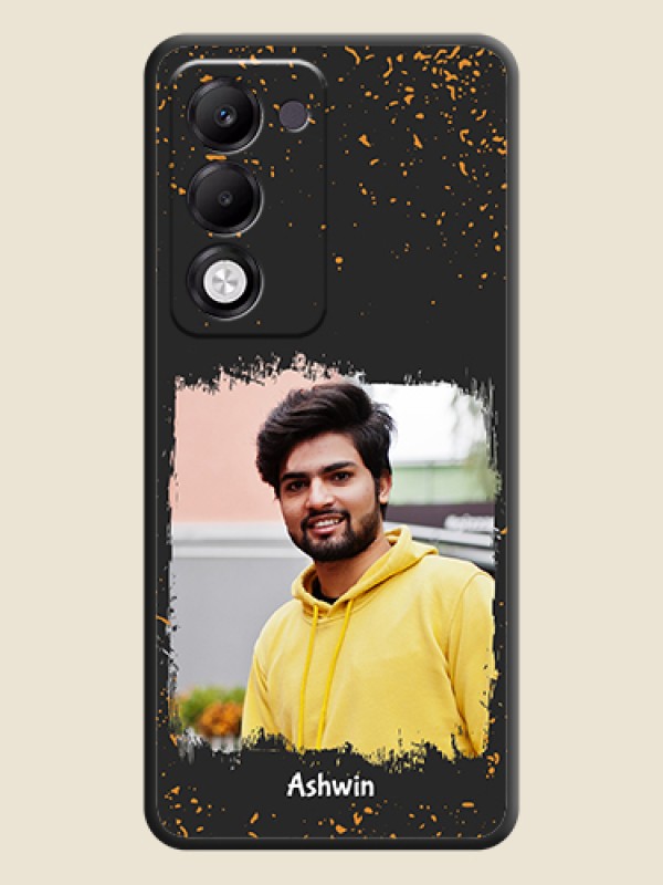 Custom Spray Free Design on Photo On Space Black Custom Soft Matte Mobile Back Cover - Oppo k13x 5G