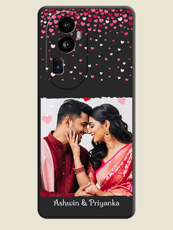 Custom Fall in Love with Your Partner - Photo on Space Black Soft Matte Phone Cover - Reno 10 Pro Plus 5G