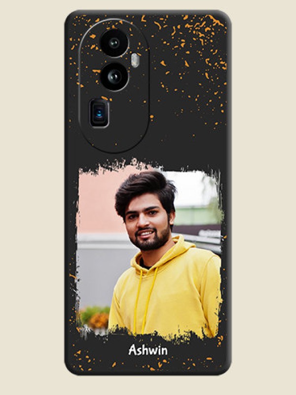 Custom Spray Free Design - Photo on Space Black Soft Matte Phone Cover - Reno 10 Pro Plus 5G