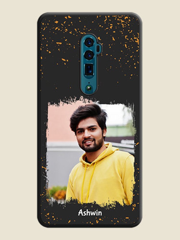 Custom Spray Free Design on Photo on Space Black Soft Matte Phone Cover - Oppo Reno 10X Zoom