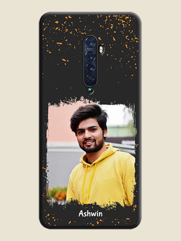 Custom Spray Free Design on Photo on Space Black Soft Matte Phone Cover - Oppo Reno 2