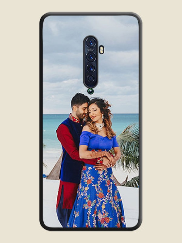 Custom Full Single Pic Upload On Space Black Personalized Soft Matte Phone Covers -Oppo Reno 2