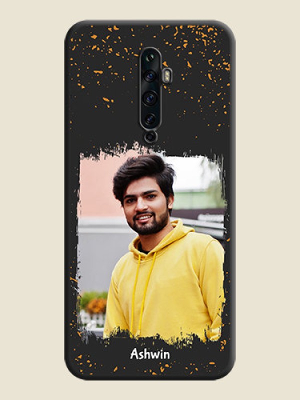 Custom Spray Free Design - Photo on Space Black Soft Matte Phone Cover - Oppo Reno 2Z