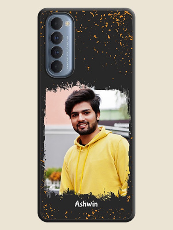 Custom Spray Free Design - Photo on Space Black Soft Matte Phone Cover - Oppo Reno 4 Pro