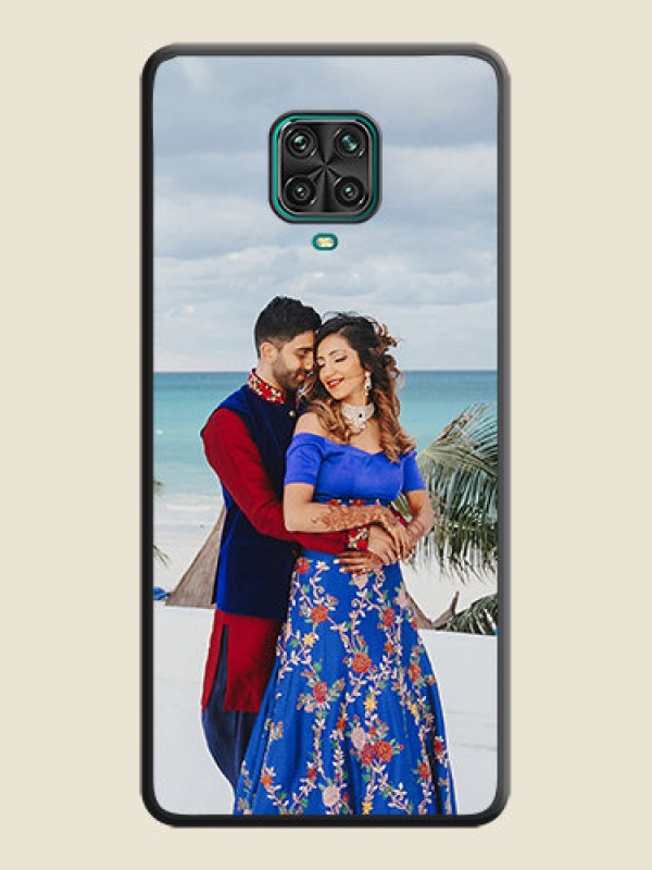 Custom Full Single Pic Upload On Space Black Personalized Soft Matte Phone Covers -Poco M2 Pro