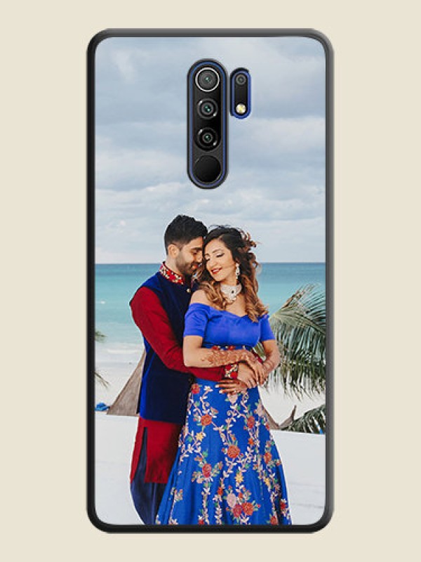 Custom Full Single Pic Upload On Space Black Personalized Soft Matte Phone Covers -Poco M2