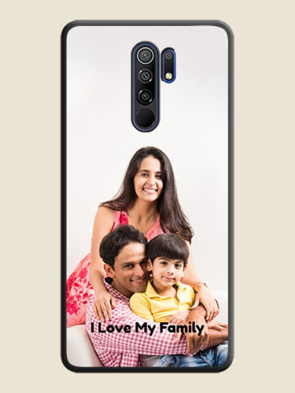 Custom Full Single Pic Upload With Text On Space Black Personalized Soft Matte Phone Covers -Poco M2