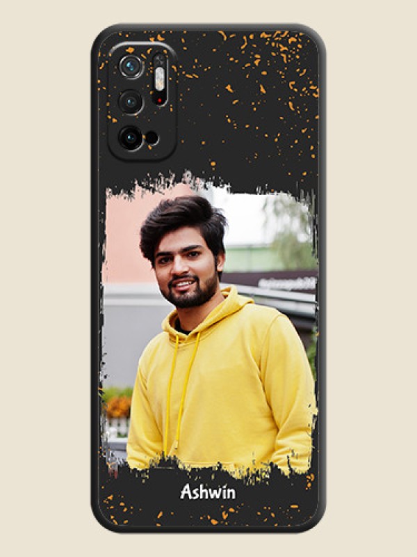 Custom Spray Free Design on Photo on Space Black Soft Matte Phone Cover - Poco M3 Pro