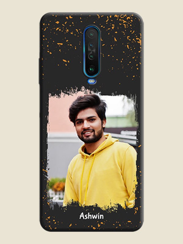 Custom Spray Free Design - Photo on Space Black Soft Matte Phone Cover - Poco X2