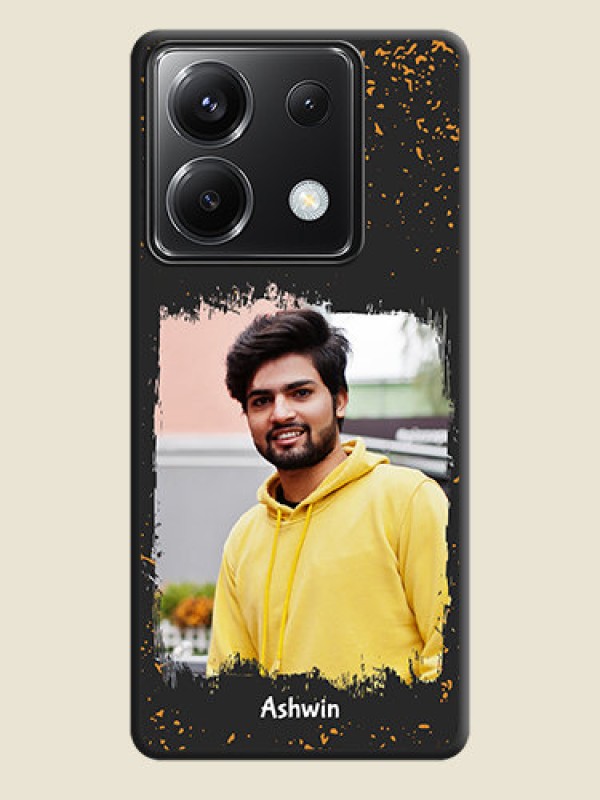 Custom Spray Free Design - Photo on Space Black Soft Matte Phone Cover - Poco X6 5G
