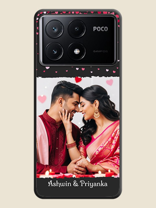 Custom Fall in Love with Your Partner - Photo on Space Black Soft Matte Phone Cover - Poco X6 Pro 5G