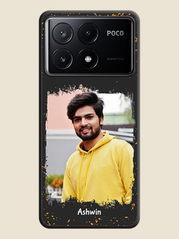 Custom Spray Free Design - Photo on Space Black Soft Matte Phone Cover - Poco X6 Pro 5G