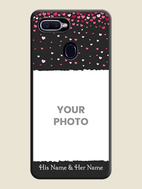 Custom Fall in Love with Your Partner  on Photo on Space Black Soft Matte Phone Cover - Oppo A12 - alternate view