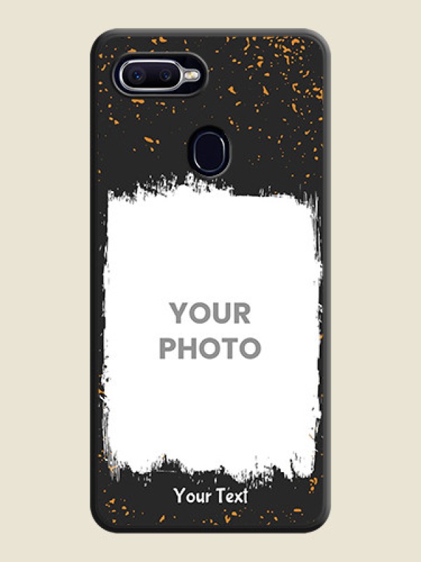 Custom Spray Free Design on Photo on Space Black Soft Matte Phone Cover - Oppo A12 - alternate view