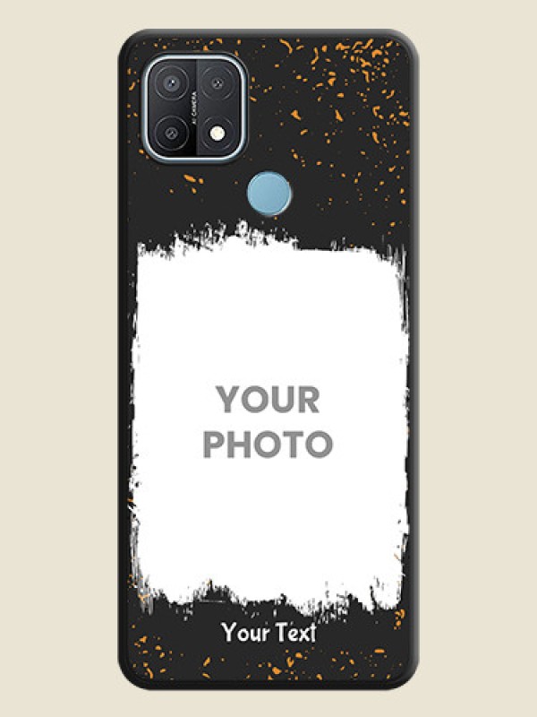 Custom Spray Free Design on Photo on Space Black Soft Matte Phone Cover - Oppo A15 - alternate view