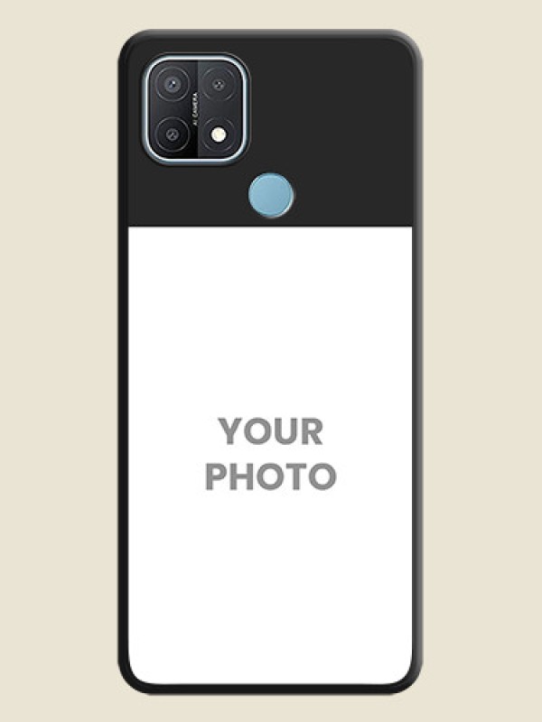 Custom Image Upload With Space Black Color On Custom Soft Matte Mobile Back Cover - Oppo A15S - alternate view